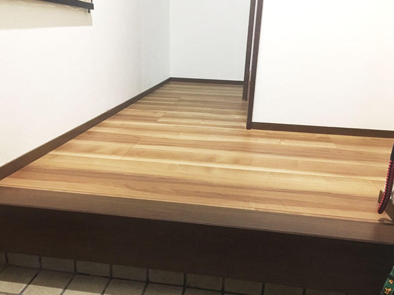 滋賀　施工事例　トイレ　廊下