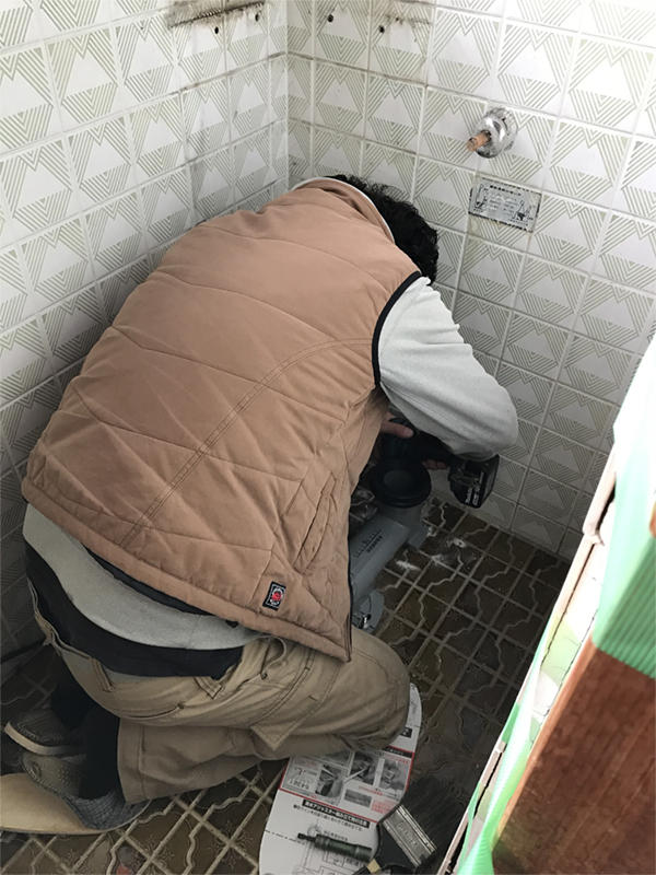 大津市　滋賀　施工事例　トイレ