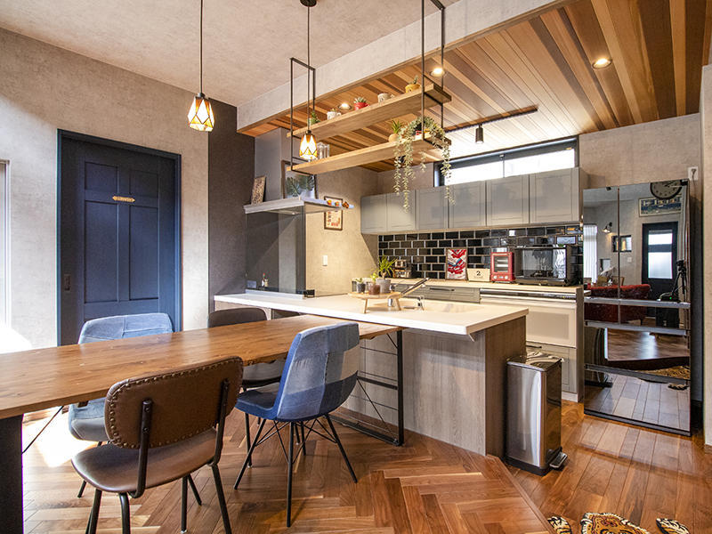 ブルックリン キッチン|滋賀のリフォーム店 匠工房