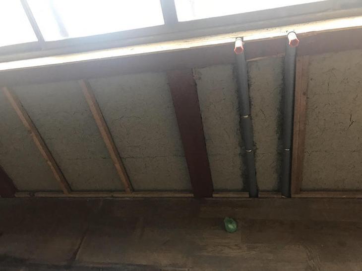 ｷｯﾁﾝを解体が完了しました。次は設備配管・電気配線の仕込み作業です！担当：高見・古屋