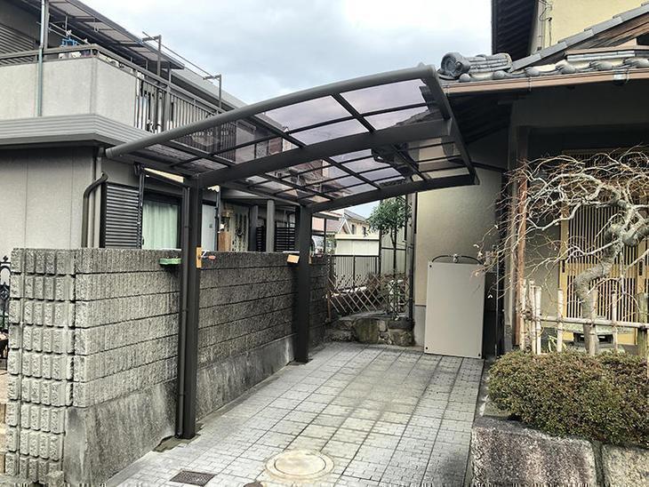 無事にカーポート設置しました！担当：山中・中島健太