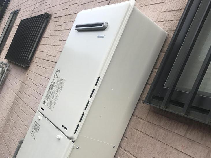 給湯器の交換完了です！リンナイの給湯器です！担当：高見・古屋