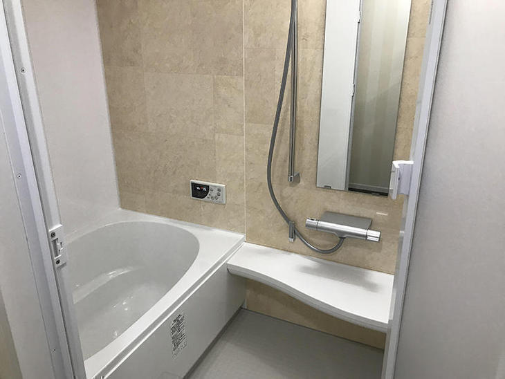 マンションの浴室交換工事が、完了しました！LIXILのお風呂です。担当：岩城