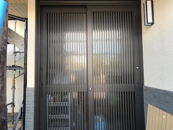 玄関を交換しました！今回は、LIXILのリシェントで交換したため、1日で工事が完了しました！担当：高田・馬渕