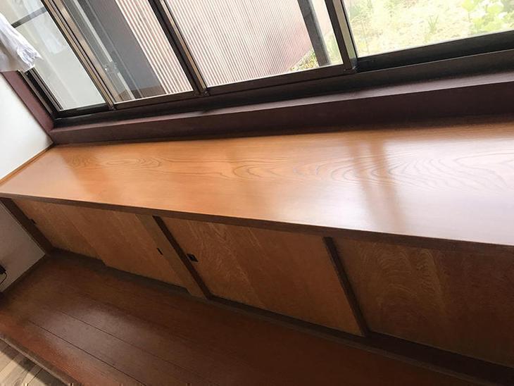 和室の地袋を塗装しました！きれいに仕上がりました！担当：高見