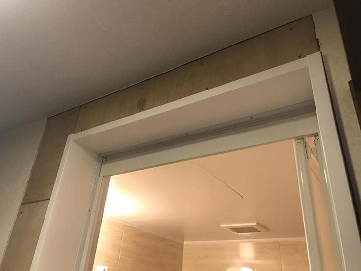 マンションのユニットバスを入れ替えたので、間仕切壁の復旧をしました！担当：高見