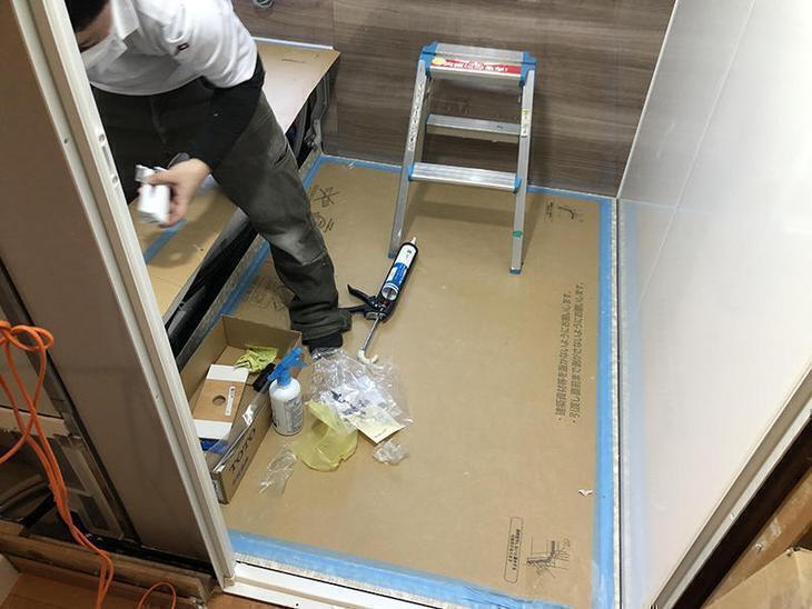 TOTOのサザナを組立してます！担当：山中