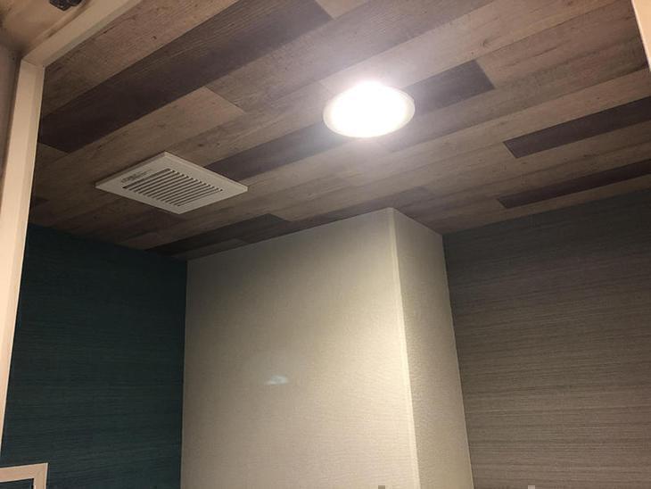 アクセントクロスにしました！担当：山中・馬渕