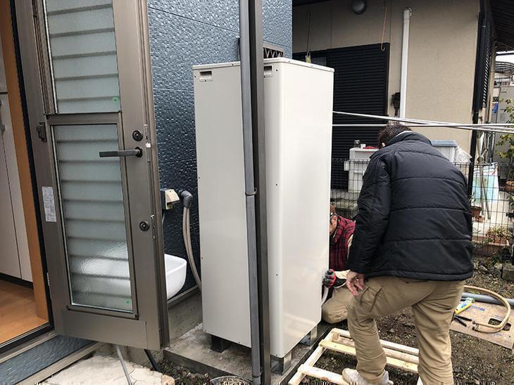 電気温水器からエコキュートに替えてます！オール電化です。担当：山中・馬渕