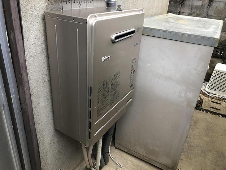 パロマのガス給湯器の取付完了です！担当：高見