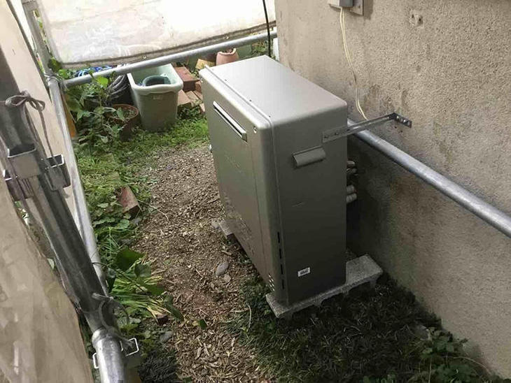給湯器を交換しました。今回は、ノーリツのエコジョーズを設置しました！担当：高田・馬渕