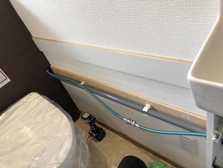 リモデルタイプのトイレの取付です！TOTOのレストパルという商品です！担当：古屋・高見