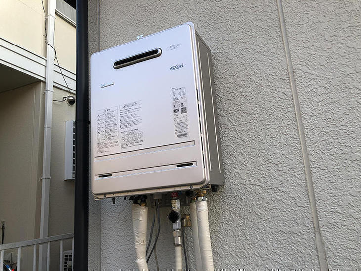 ガス給湯器を交換しました。パロマの給湯器です！担当：高見