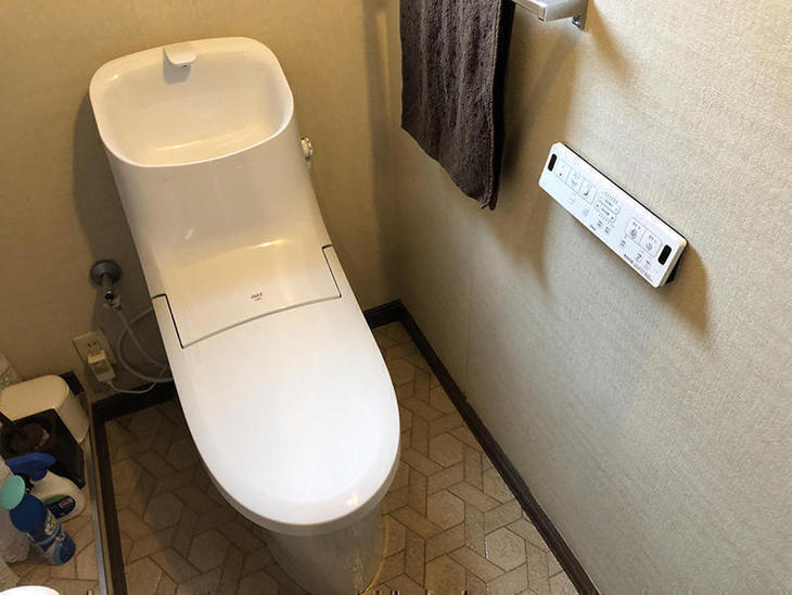 トイレの交換完了しました。リクシルの匠工房オリジナルです！担当：高見