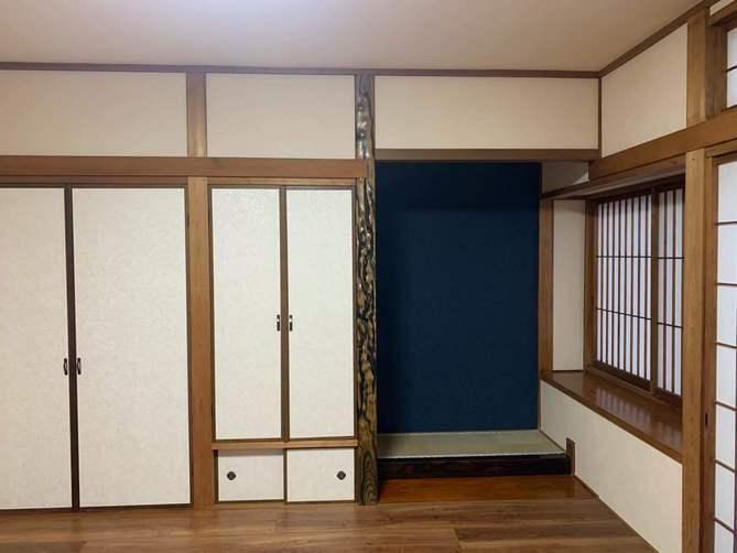 草津市アクセントクロス工事リポート 滋賀でリフォームするなら匠工房