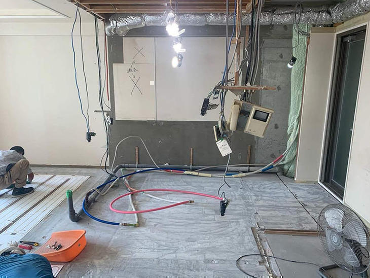マンション内装解体工事も終盤です。担当：藤井信秀