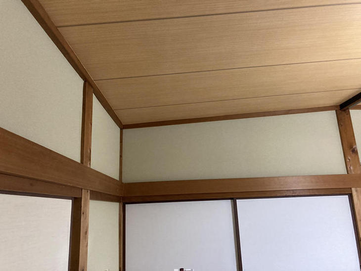 和室のクロスを貼り替えました！担当：平塚