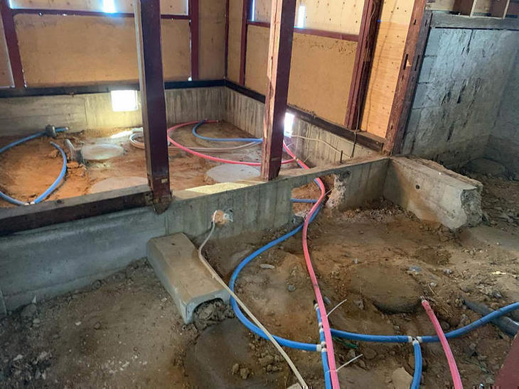 草津市から水まわり移設工事リポート 滋賀でリフォームするなら匠工房