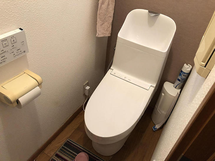 トイレ交換完了です！TOTOのZJ1というトイレです！担当：高見・早川