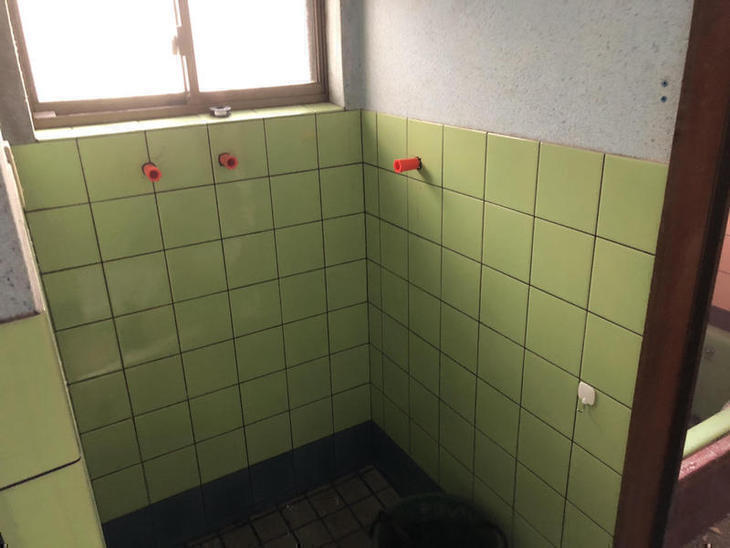 解体工事の前に、水道関係の止水をしました！【彦根店】高見・早川