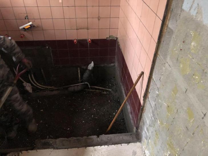 本日から工事着工です。解体1日目で浴室を解体していきます。【彦根店】早川