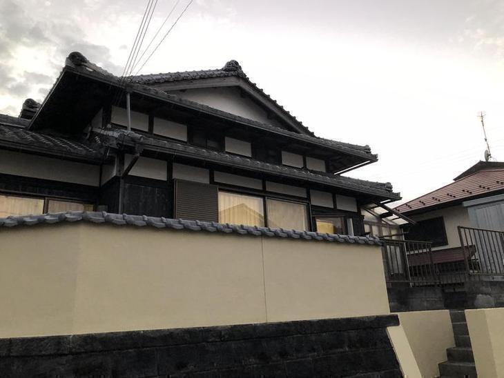 外塀の塗装をしました。【水口店】中島