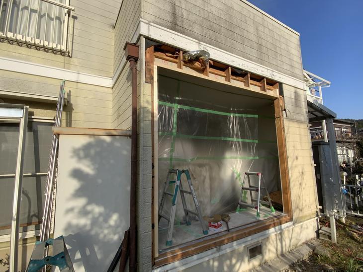 既存サッシを解体してます！【野洲店】山中和樹