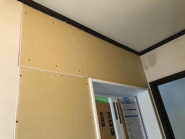 ユニットバス据付後、大工さんに間仕切り壁の復旧をしてもらいました！【彦根店】早川