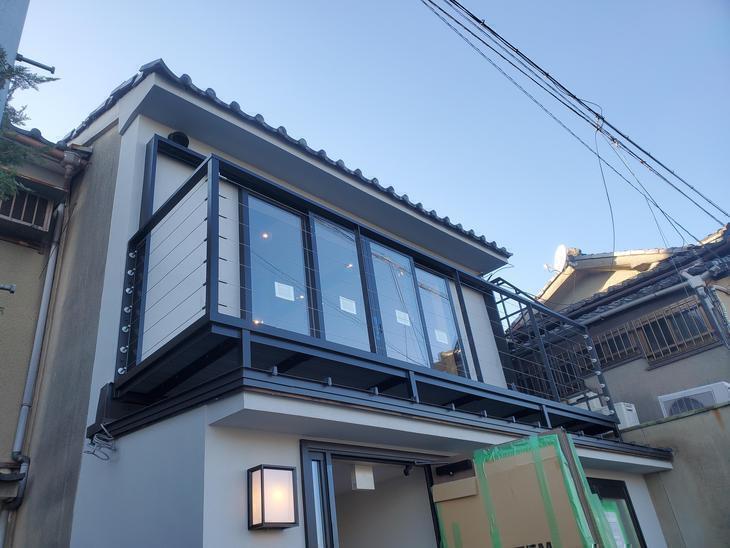 ウッドデッキを設置する工事をしました。【野洲店】中村