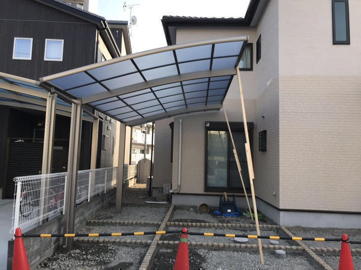 カーポートの施工が終わりました！LIXILのネスカです！【草津栗東店】渡邊