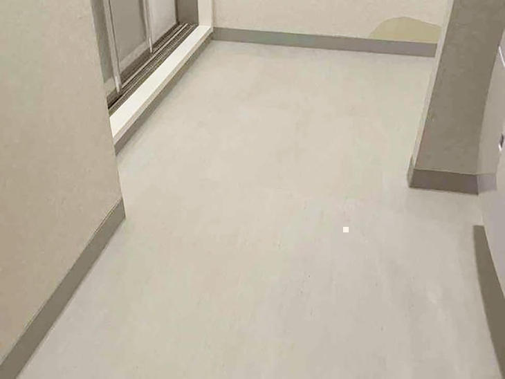洗面所の床をクッションフロアからフロアタイルに貼り替えました！印象がかなり変わりました！【草津栗東店】渡邊