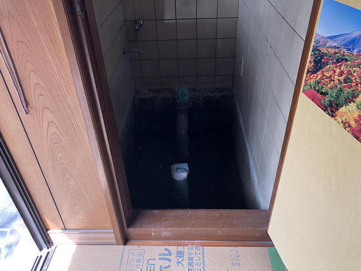 トイレの解体が終わりました！この後大工さんに床組んでもらいます！【野洲店】山中和樹・馬渕