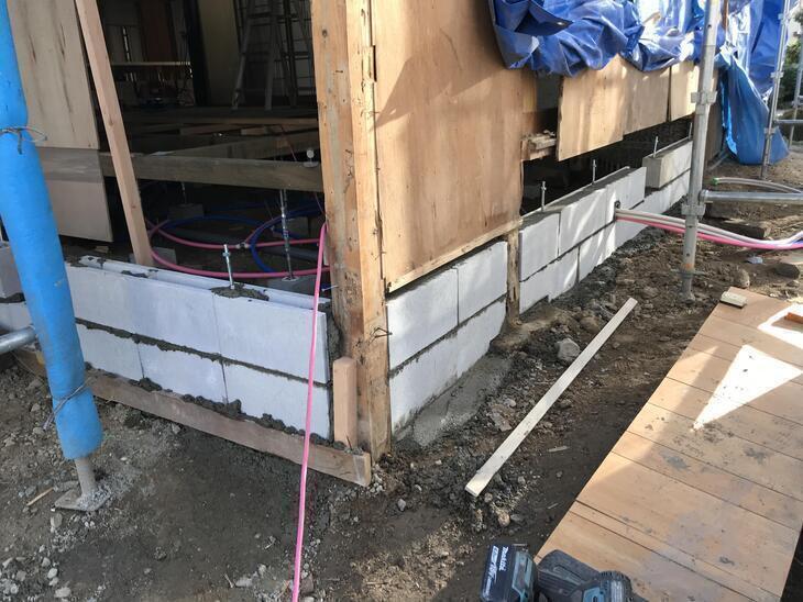 解体後にブロック基礎を入れて土台を作っています！【野洲店】山尾・馬渕