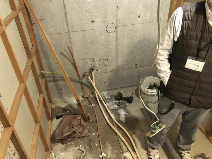 ユニットバスを解体しました！次は、設備屋さんと電気屋さんに仕込んでもらいます！【彦根店】早川