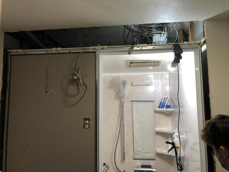 浴室の解体が終わったので、ユニットバスを組み立てました！【彦根店】早川