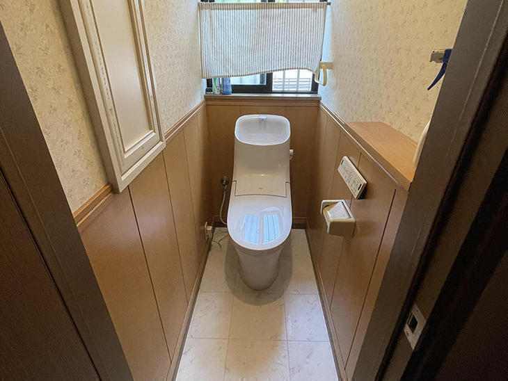 トイレを新しいものに交換し、クッションフロアも交換しました！【彦根店】早川・有本