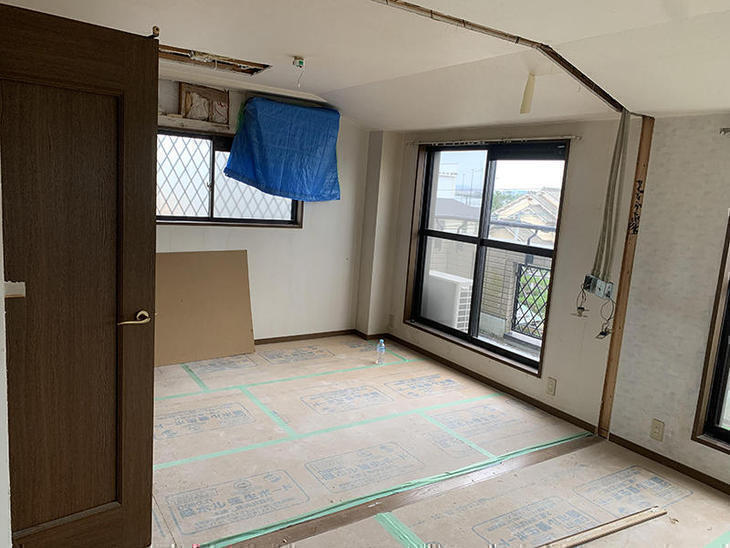 間仕切り壁を解体しました。【野洲店】先山