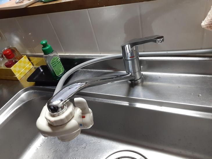 新しくクリナップの水栓を取り付けました。【草津栗東店】日浦