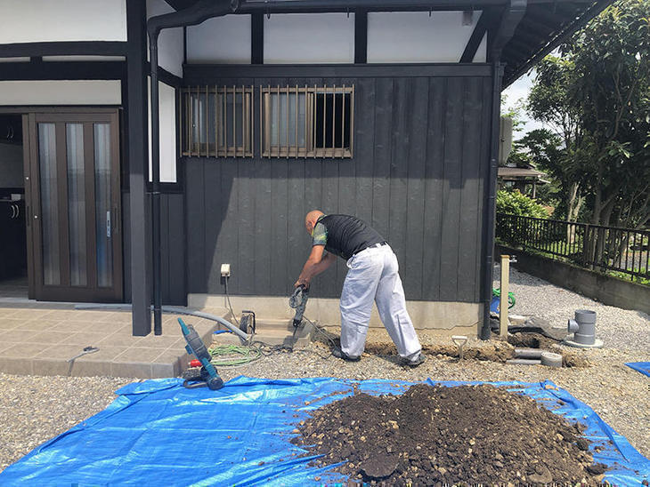 給水、排水の配管仕込みをしてます！【八日市店】山中和樹・金ヶ﨑