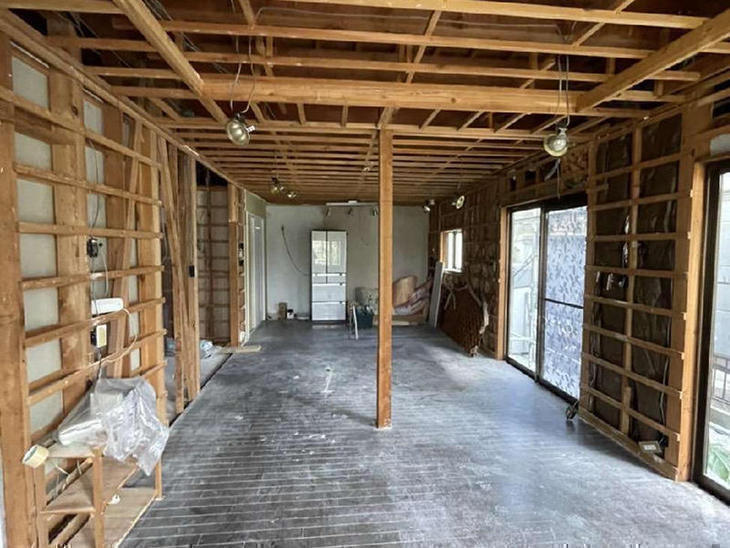 改装工事に伴い、お部屋を解体しました。【水口店】亀田・森田