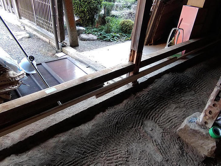 シロアリで駄目になった土台を解体し、新しくしました【野洲店】津田