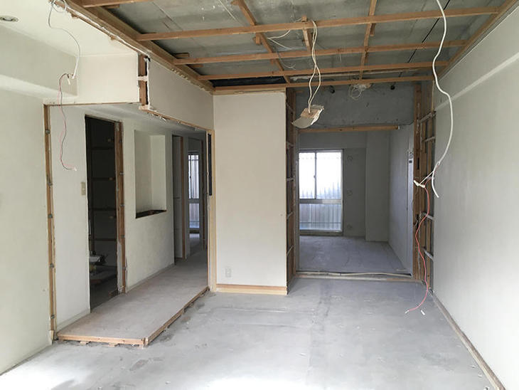 マンションの内部解体をしてます！順調に解体工事進行中です。【野洲店】岩城