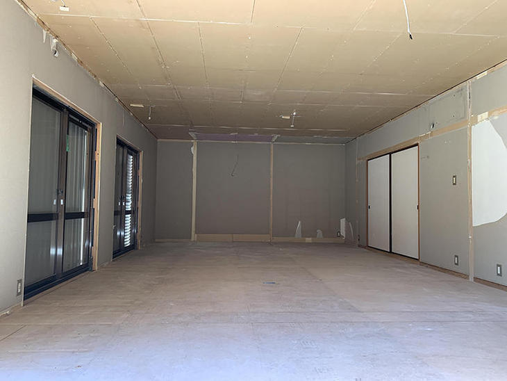 和室の解体作業が完了しました。【水口店】亀田