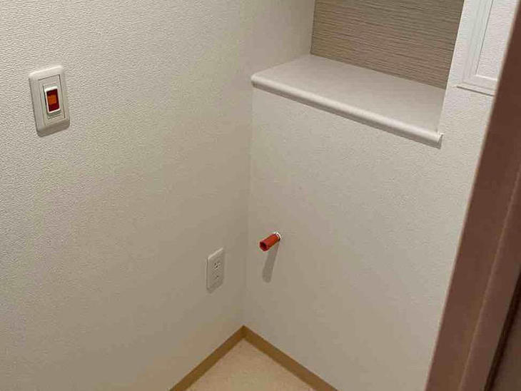 トイレのクロスを貼り替えました。明るくなりました。【彦根店】古屋