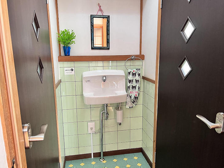 手洗い器を新しく設置致しました。【水口店】藤井