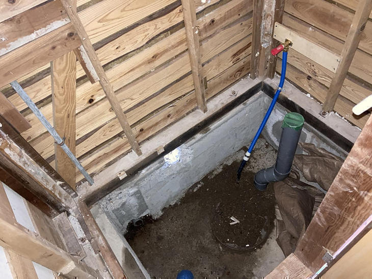 既存在来トイレを解体しました。【大津湖西店】山本