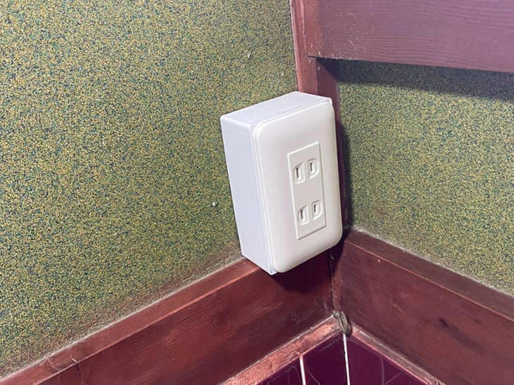 和式トイレの電気工事をしました！【八日市店】金ヶ﨑