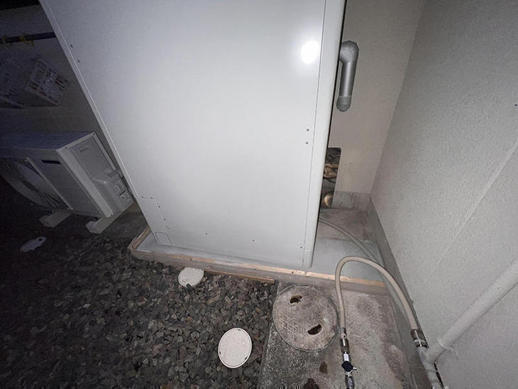 給湯器の交換をしました！新しいエコキュート据えました。【水口店】藤井