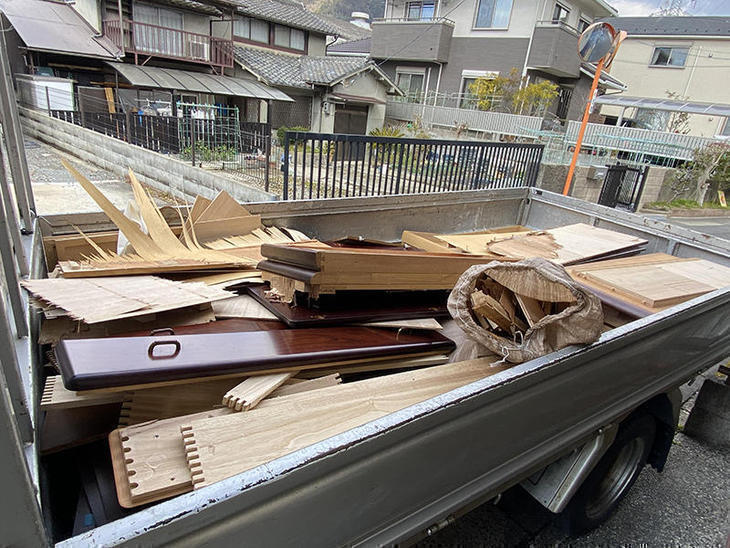 桐タンスを解体しました。【野洲店】野本