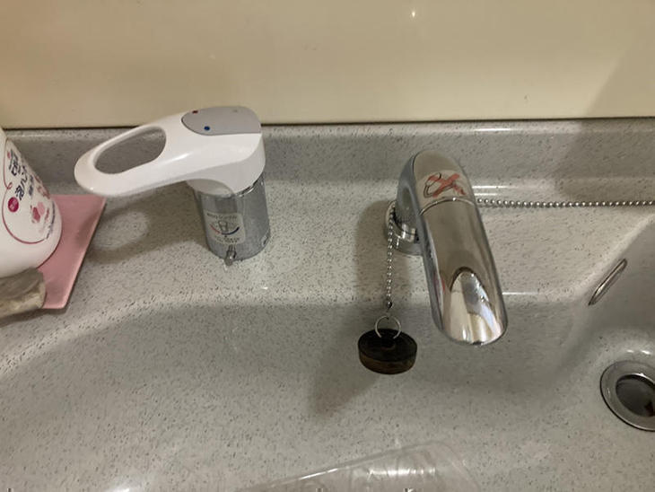 洗面台の水栓を交換しました。【大津湖西店】山本